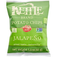 Kettle Brand Jalapeno Potato Chips 1.5 oz. - 24/Case