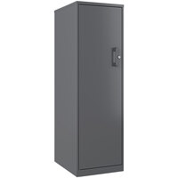 Hirsh Industries 14 1/4 inch x 18 inch x 46 3/8 inch Charcoal Storage Locker Cabinet with 4 Shelves