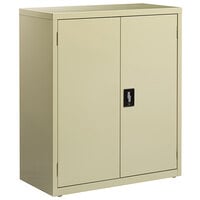 Hirsh Industries 18" x 36" x 42" Putty Storage Cabinet with 2 Shelves - Assembled 22001