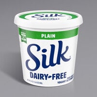 Silk Dairy-Free Plain Soymilk Yogurt Alternative 24 oz. - 6/Case