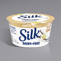 Silk Dairy-Free Vanilla Soymilk Yogurt Alternative 5.3 oz. - 8/Case