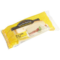 Jon Donaire Plain New York-Style Cheesecake Single Slice 3.5 oz. - 24/Case