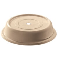 Cambro 1202CW133 Camwear 12 1/8 inch Beige Camcover Plate Cover - 12/Case
