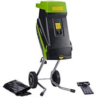 Earthwise Corded Electric Chipper / Shredder with Collection Bag GS015 - 120V, 60Hz, 15 Amp