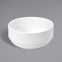 Oneida Classic 15 oz. Cream White Dallas Porcelain Bowl - 36/Case