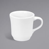 Oneida Shape 2000 by 1880 Hospitality F1600000510 8 oz. Cream White Porcelain Cup - 36/Case