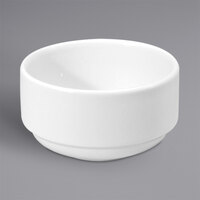 Oneida Classic 9 oz. Cream White Dallas Porcelain Bouillon Cup - 36/Case