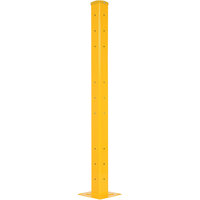Vestil 60" Yellow Drop-In 3 Rib Rail Post GR-F3R-DI-TP60-YL