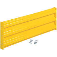 Vestil 15 inch x 41 7/8 inch Yellow Bolt-On 3 Rib Guard Rail GR-F3R-BO-4-YL