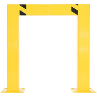 Vestil 36 inch x 42 inch x 5 inch Square High Profile Steel Machinery and Rack Guard Square HPRO-SQ-36-42-5