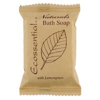 Ecossential Naturals Hotel and Motel Bath Soap 1.06 oz. Bar - 300/Case