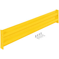 Vestil 10 inch x 53 7/8 inch Yellow Bolt-On 2 Rib Guard Rail GR-F2R-BO-5-YL