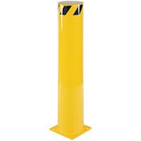 Vestil 10" x 10" x 42" Yellow Steel Fixed Safety Bollard BOL-42-8.5 - 8 1/2" Diameter