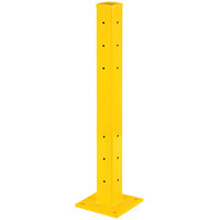 Vestil 42 inch Yellow Drop-In 3 Rib Rail Post GR-F3R-DI-TP42-YL