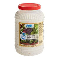 AAK Select Recipe 1 Gallon Creamy Italian Dressing - 4/Case