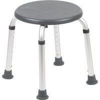 Flash Furniture Hercules Series DC-HY3400L-GRY-GG Adjustable Gray Bath and Shower Stool