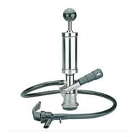 Micro Matic 7509E 4" Legend Party Pump Keg Tap with Lever Handle and Chrome Plated Base - "D" American Sankey System