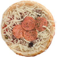 Papa Primo's 7" Freezer-to-Oven Supreme Pizza - 12/Case