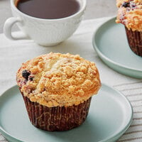 David's Cookies Blueberry Crumb Muffin 6 oz. - 12/Case