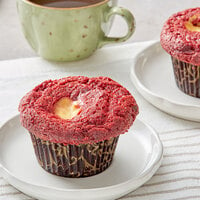 David's Cookies Red Velvet Cheesecake Muffin 6 oz. - 12/Case