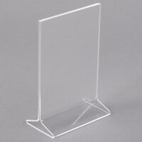 6”W x 8”H Clear Acrylic Double-sided Table Sign Holder Table Tent Lot of 24 