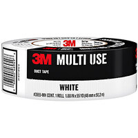 3M 1 7/8 inch x 55 Yards White Multi-Use Duct Tape 3955-WH