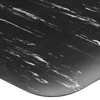 Lavex K-Marble Foot 3' x 60' Black and White Anti-Fatigue Mat