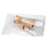 Lavex 2" x 3" 1.5 Mil Clear Flat Polyethylene Bag - 1,000/Case