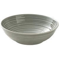 Bauscher by BauscherHepp Country House 33.8 oz. Glow Gray Porcelain Dish - 12/Case