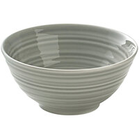 Bauscher by BauscherHepp Country House 13.2 oz. Glow Gray Porcelain Bowl - 36/Case