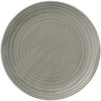 Bauscher by Bauscherhepp Country House 9 1/8 inch Glow Gray Porcelain Flat Coupe Plate - 12/Case
