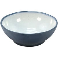 Dalebrook by Bauscherhepp Marl 48 oz. Steel Blue Melamine Bowl - 6/Case