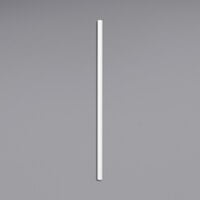 SOFi 7 3/4" Jumbo Unwrapped White Paper Straw - 4800/Case