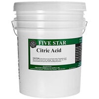 Five Star Chemicals 26-CAP-FS50 Citric Acid Powder pH Adjuster / Brewery Cleaner 50 lb.