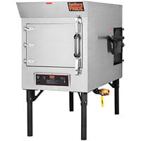 Southern Pride MLR-150 Stainless Steel Gas Rotisserie Smoker - 65,000 BTU