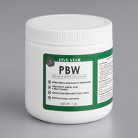 Five Star Chemicals 26-PBW-FS01-12 PBW Non-Caustic Alkaline Brewery Cleaning Powder 1 lb. - 12/Case
