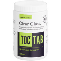 National Chemicals Inc. 13002 BTF Chlor-Tab Bar Glass Sanitizer Tablet 100 Count - 6/Case