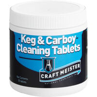 National Chemicals Inc. 33022 Craft Meister Keg & Carboy Cleaning Tablet 30 Count - 6/Case