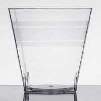 Fineline Tiny Temptations 6403-CL 5.4 oz. Tiny Tumblers Clear Plastic Cup - 200/Case