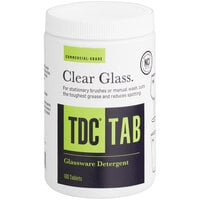 National Chemicals Inc. 23002 TDC Manual Bar Glass Detergent Tablet 100 Count - 6/Case