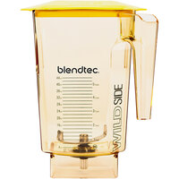 Blendtec WildSide+ 40-710-13 90 oz. Yellow Jar with Yellow Hard Lid - 2/Pack