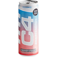 C4 SMART Energy Freedom Ice Energy Drink 12 fl. oz. Can - 12/Case