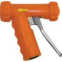 Sani-Lav N1 Orange Brass Insulated Spray Nozzle with Stainless Steel Handle