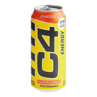 C4 Energy Orange Slice Energy Drink 16 fl. oz. Can - 12/Case