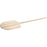 Choice 14" x 16" Wooden Tapered Pizza Peel with 26" Handle