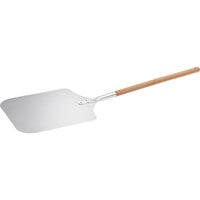 Choice 14" x 16" Aluminum Pizza Peel with 21" Wooden Handle