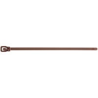 Retyz EveryTie Brown 6 inch 50 lb. Tensile Strength (222N), 4.8 mm Strap Width Cable Ties EVT-S06BR-HA - 20/Pack