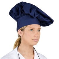 Intedge 13" Navy Blue Chef Hat