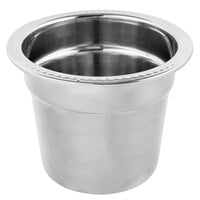 Vollrath 8230010 Miramar® 7 Qt. Stainless Steel Soup Inset with Embossed Rim