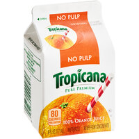 Tropicana® No Pulp Pure Premium Orange Juice 6 fl. oz. - 48/Case